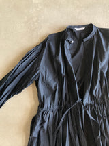 TOUJOURS ビショップスリーブクラッシックギャザードレス