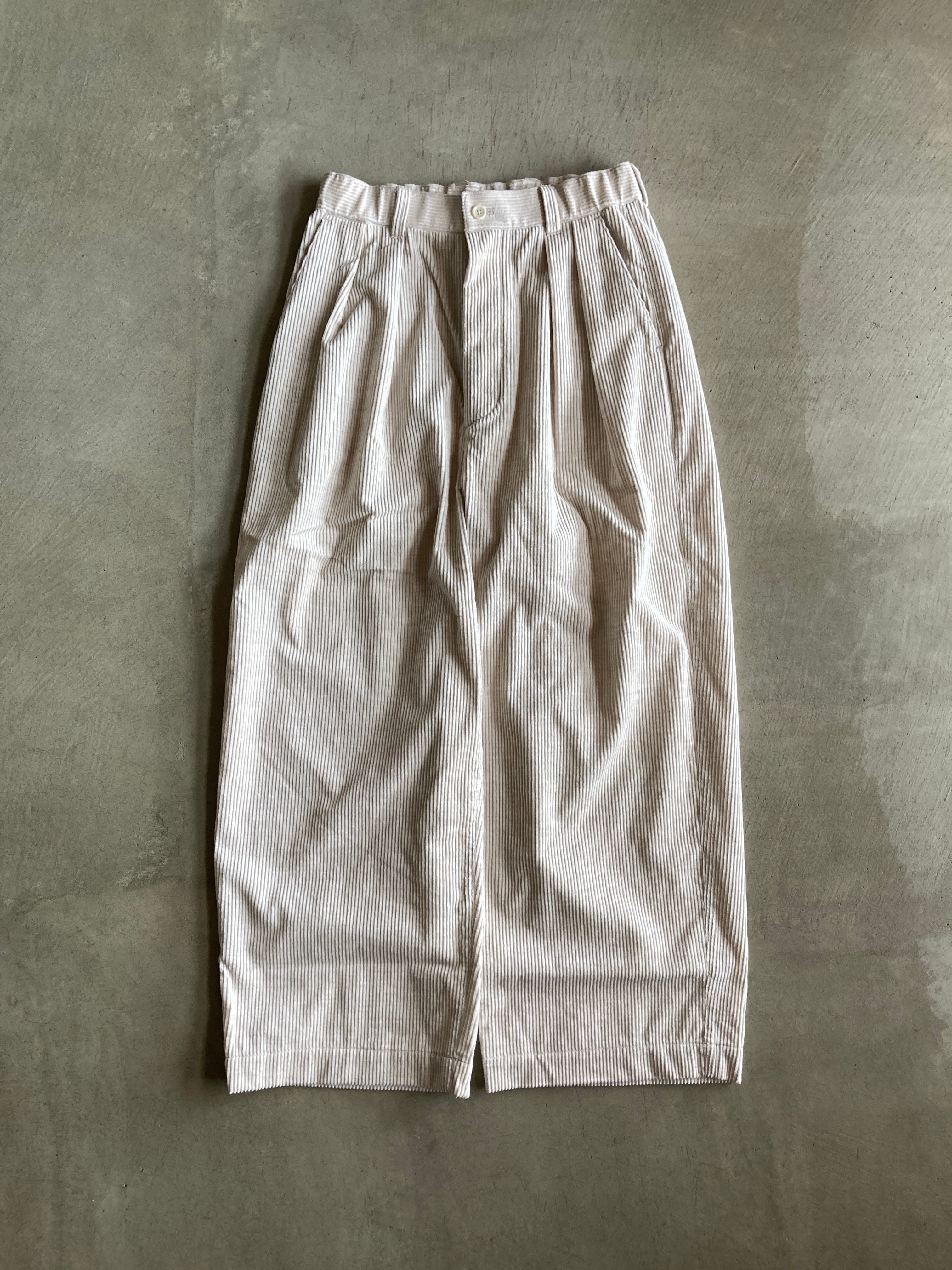 TOUJOURS 2インプリーツバギーパンツ – 日々と旅 hutte