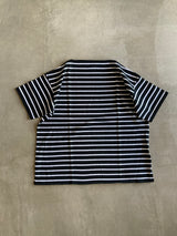 TOUJOURS ハーフスリーブバスクシャツ