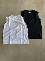 TOUJOURS スリーブレスTシャツ