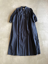 TOUJOURS ハーフビショップスリーブシャツドレス