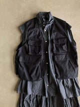 TOUJOURS スリーブレスロングシャツ