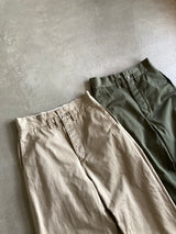 FIRMUM ワイドストレートカカトレスパンツ