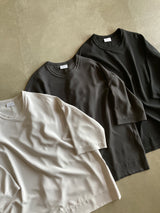 NO CONTROL AIR 5分袖クルーネックプルオーバー