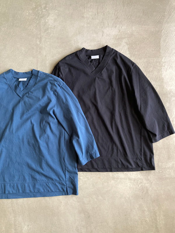 NO CONTROL AIR クロスオーバーVネック７分袖カットソー