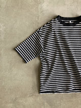 FIRMUM 6分袖クルーネックTシャツ