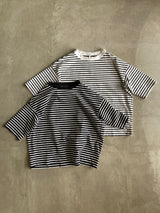 FIRMUM 6分袖クルーネックTシャツ