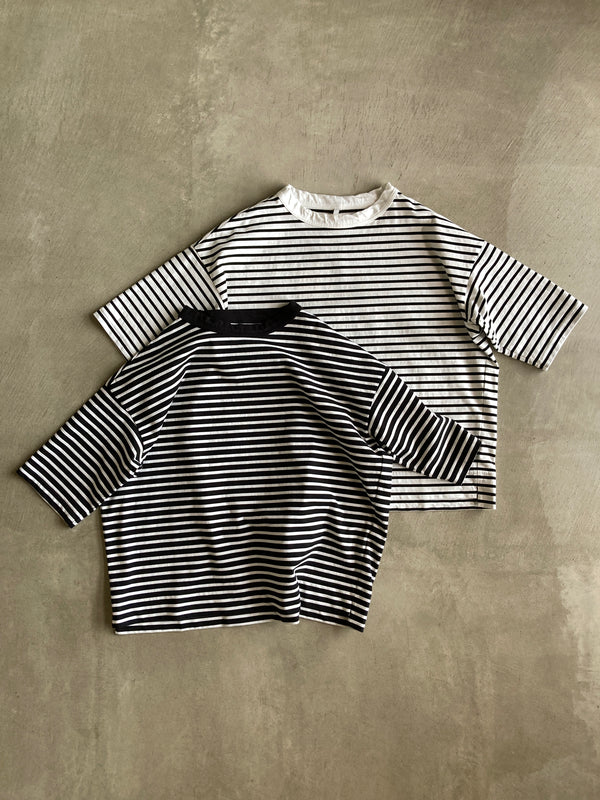 FIRMUM 6分袖クルーネックTシャツ