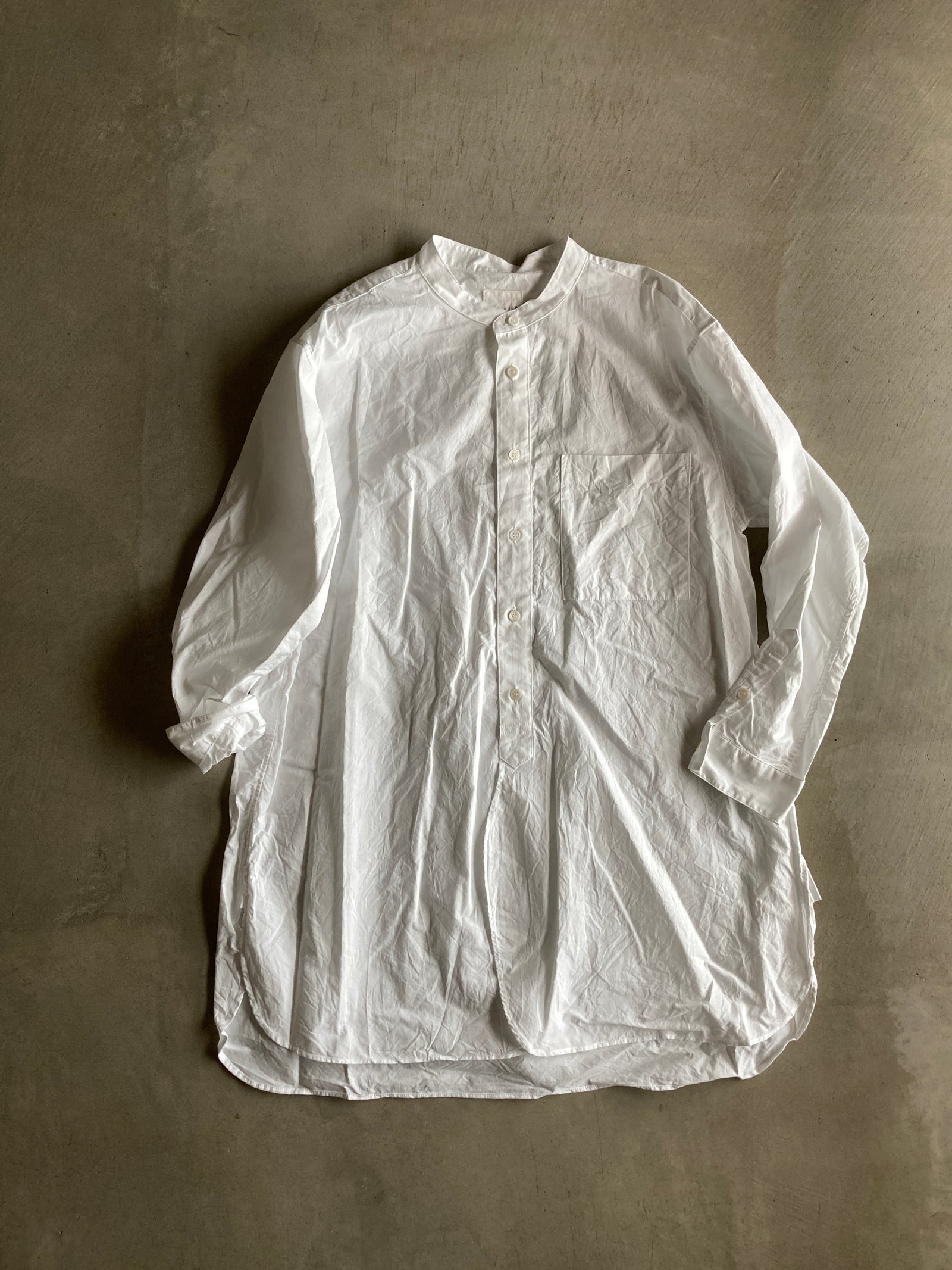 TOUJOURS ホワイト 長袖シャツ IMG_2162_1600x.jpg?v=1755237231