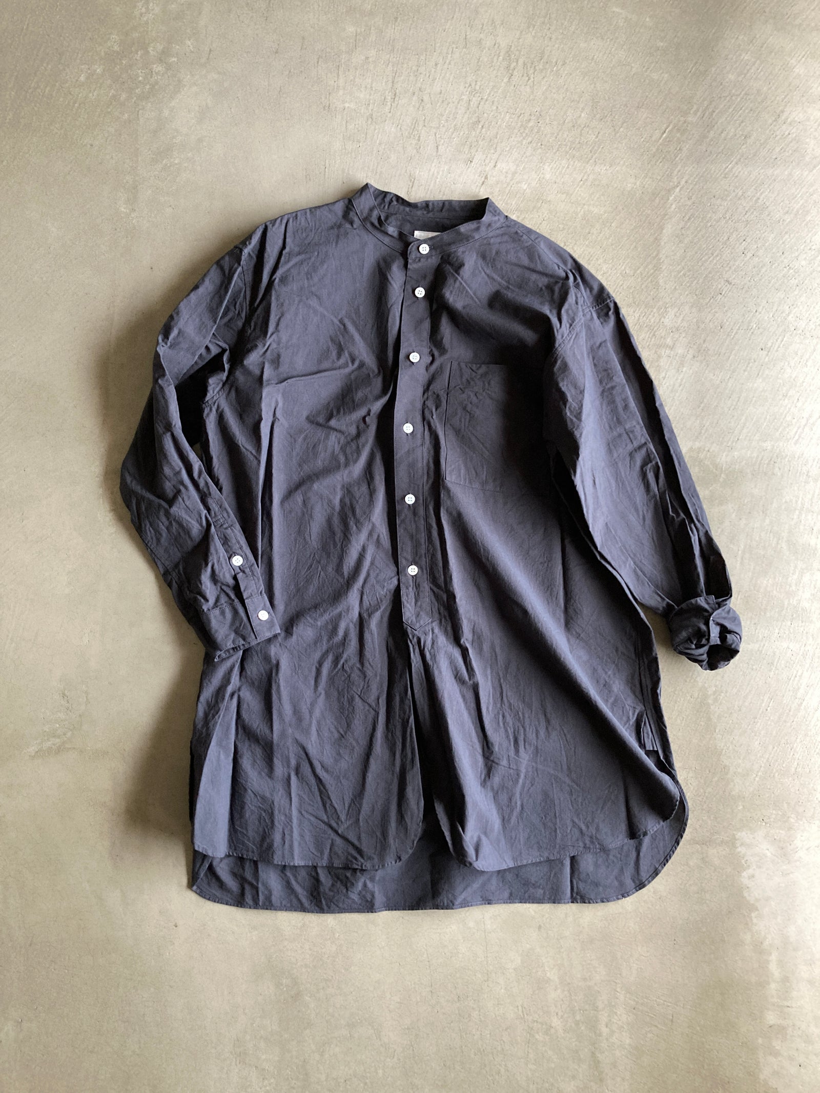 TOUJOURS クラッシックバンドカラーシャツ – 日々と旅 hutte