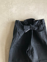 TOUJOURS バックストリングウエストオーバーオールズ