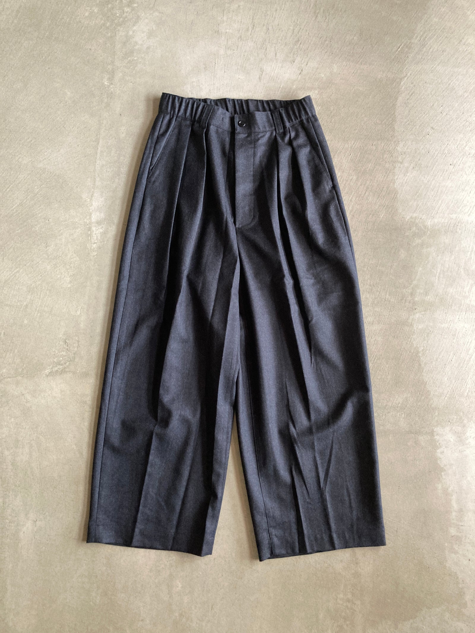 TOUJOURS 2インプリーツバギーパンツ – 日々と旅 hutte