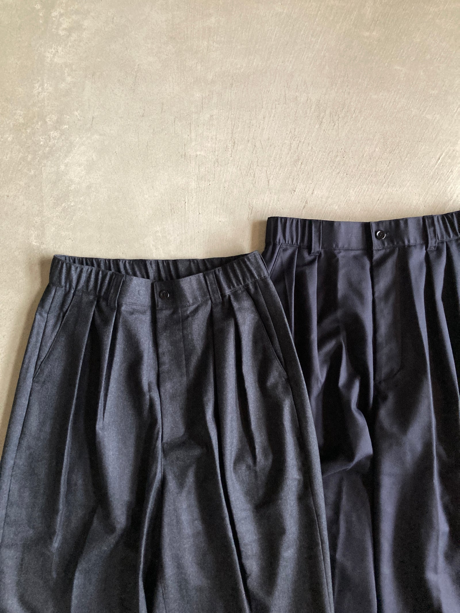 TOUJOURS 2インプリーツショーツ TOUJOURS 2インプリーツバギーパンツ – 日々と旅 hutte