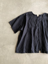 TOUJOURS リネンクロスオーバーシャツ