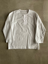 TOUJOURS ビッグヘンリーネックシャツ